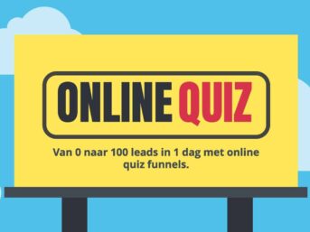 Online quiz funnels: van 0 naar 100 leads in 1 dag